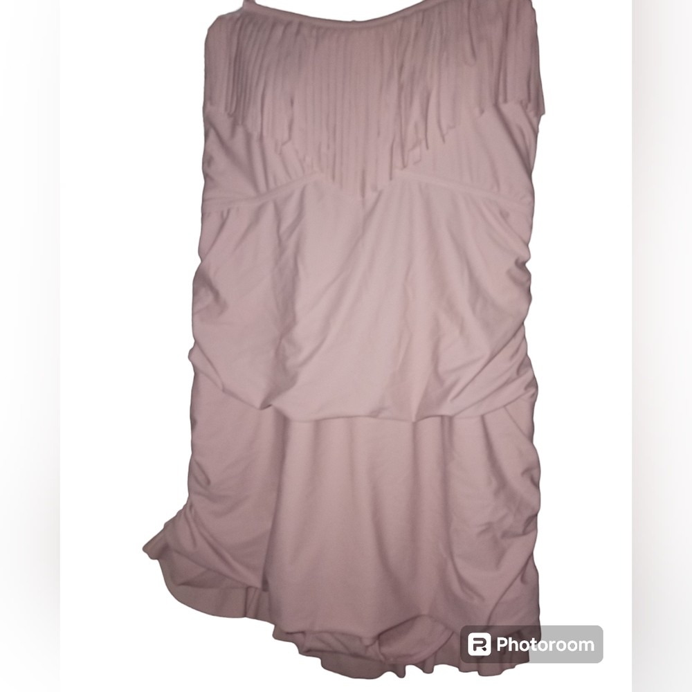New with tags Meet Curve Pink bathing suit with Fringe